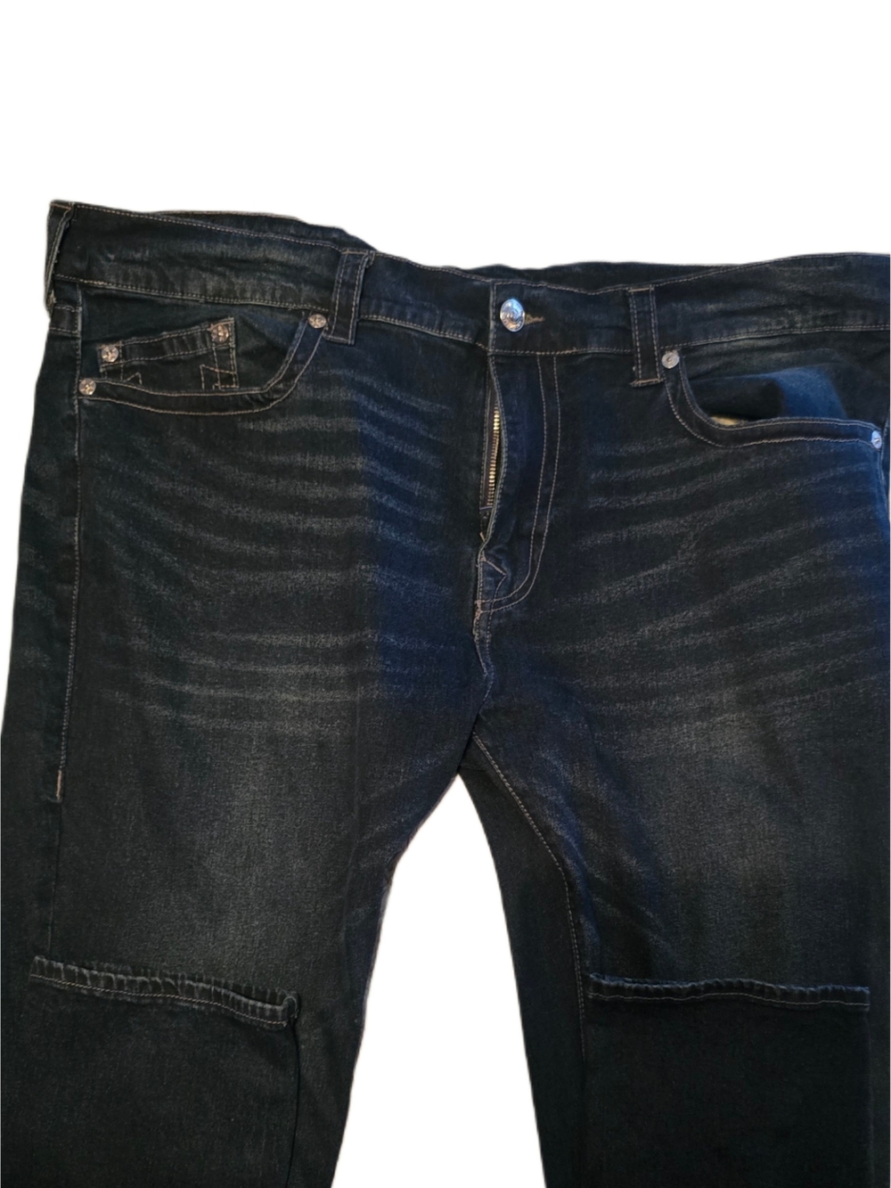 True Religion Men’s Slim Straight Dark Blue Jeans